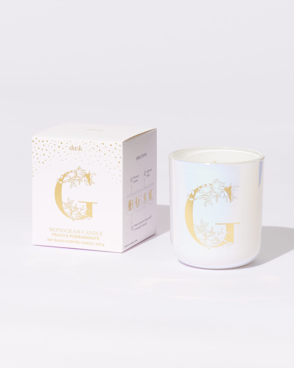 G Monogram Candle 220g