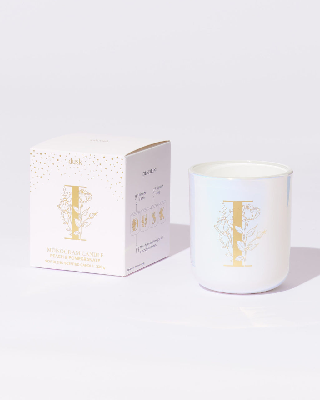 I Monogram Candle 220g