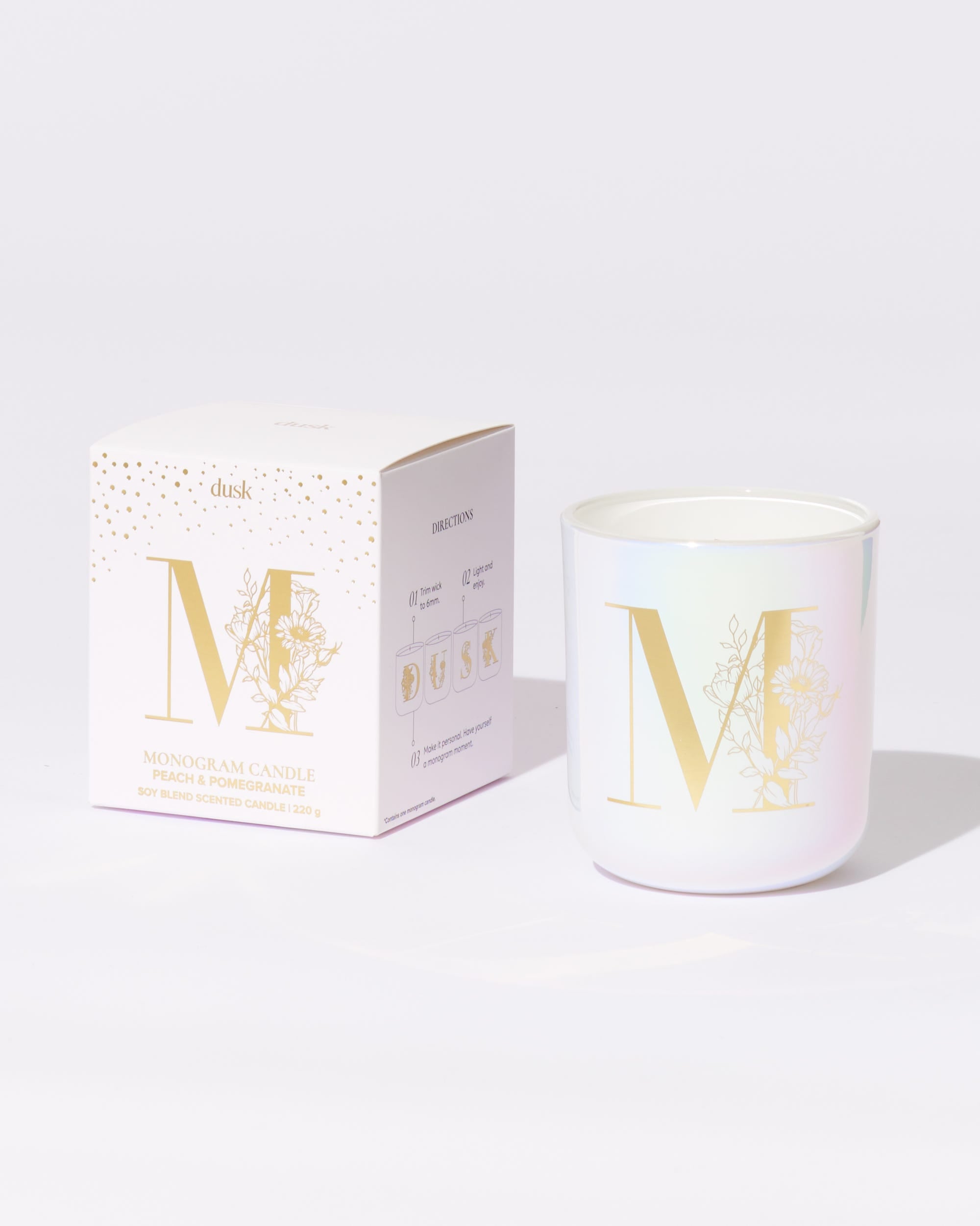 M Monogram Candle 220g