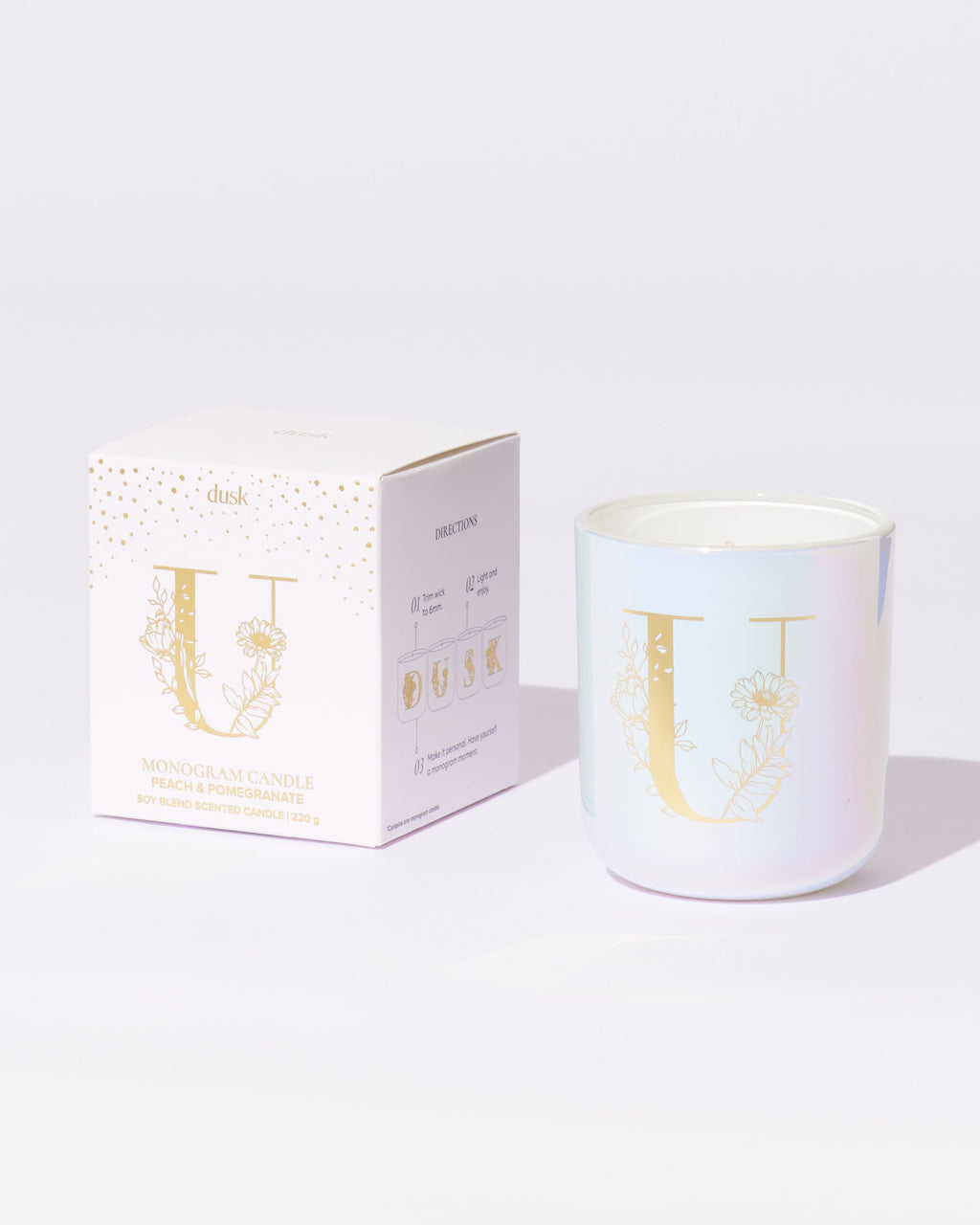 U Monogram Candle 220g