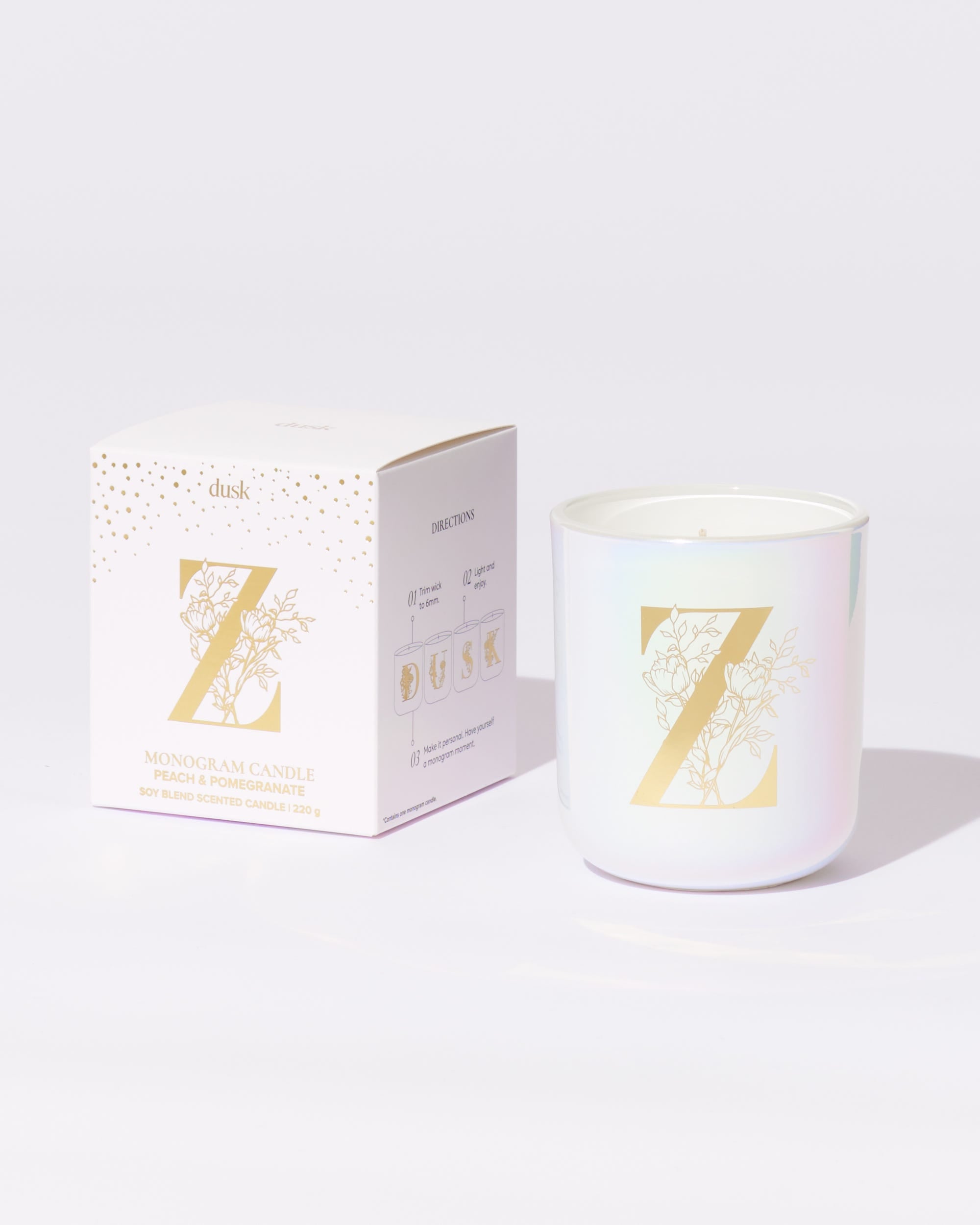 Z Monogram Candle 220g