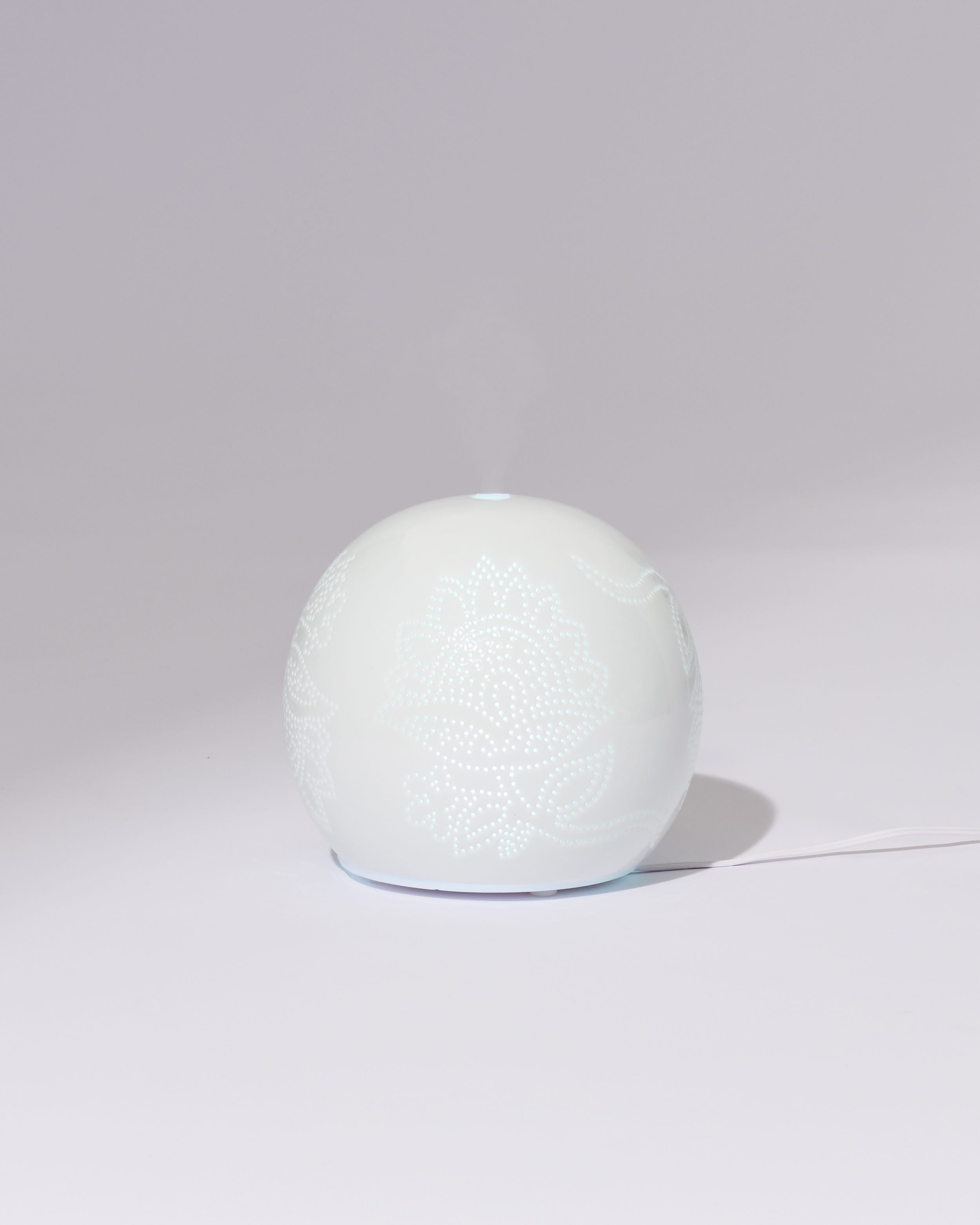 Floral Electric Diffuser White