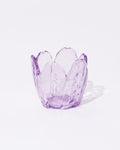 Tulip Glass Tealight Holder Lilac