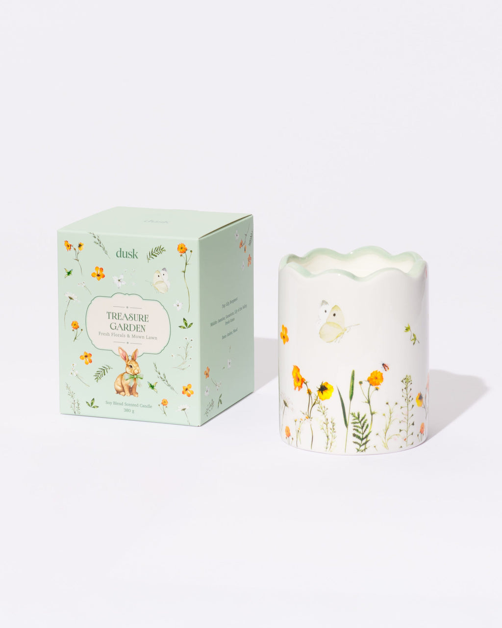Treasure Garden Soy Blend Scented Candle 380g