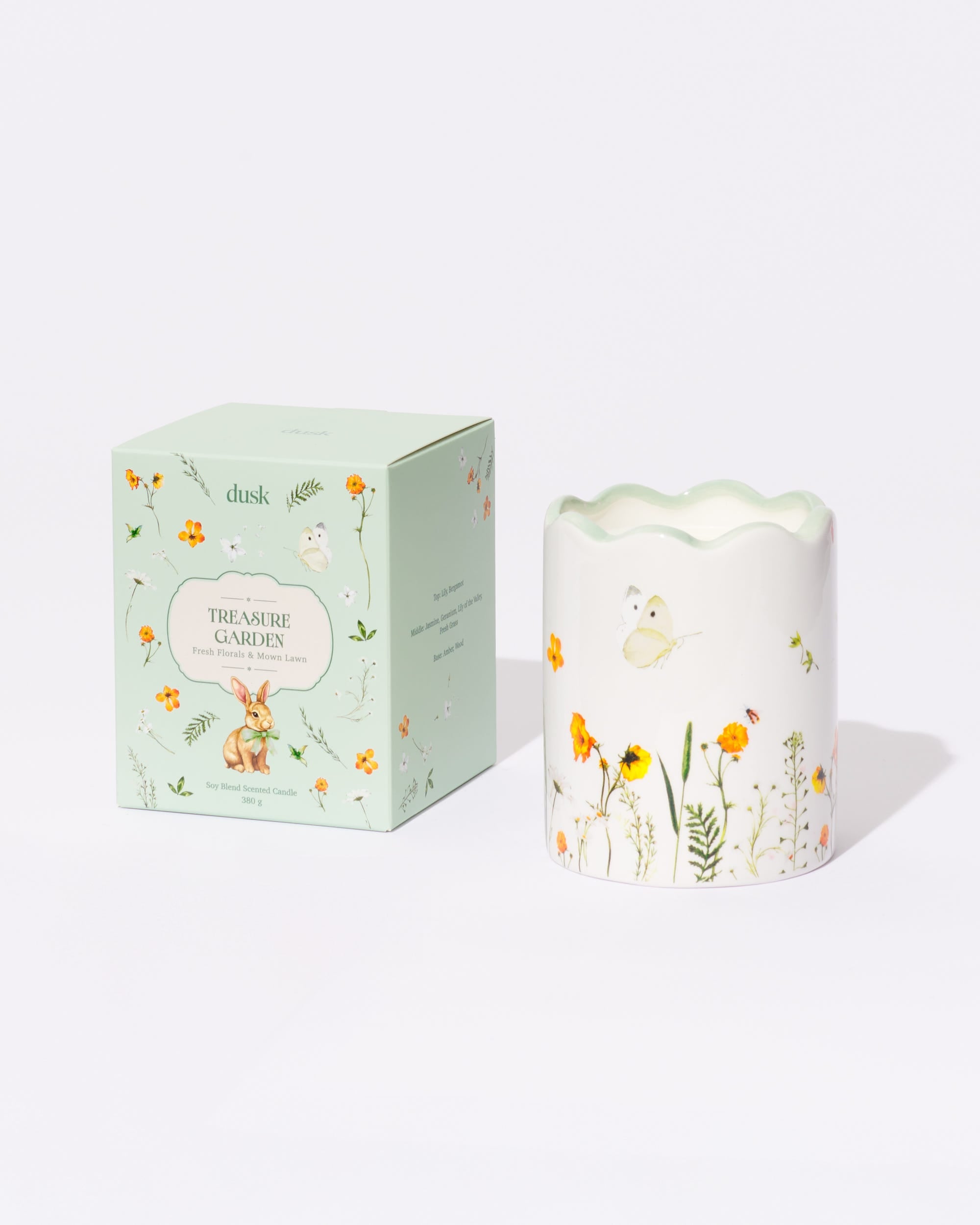Treasure Garden Soy Blend Scented Candle 380g
