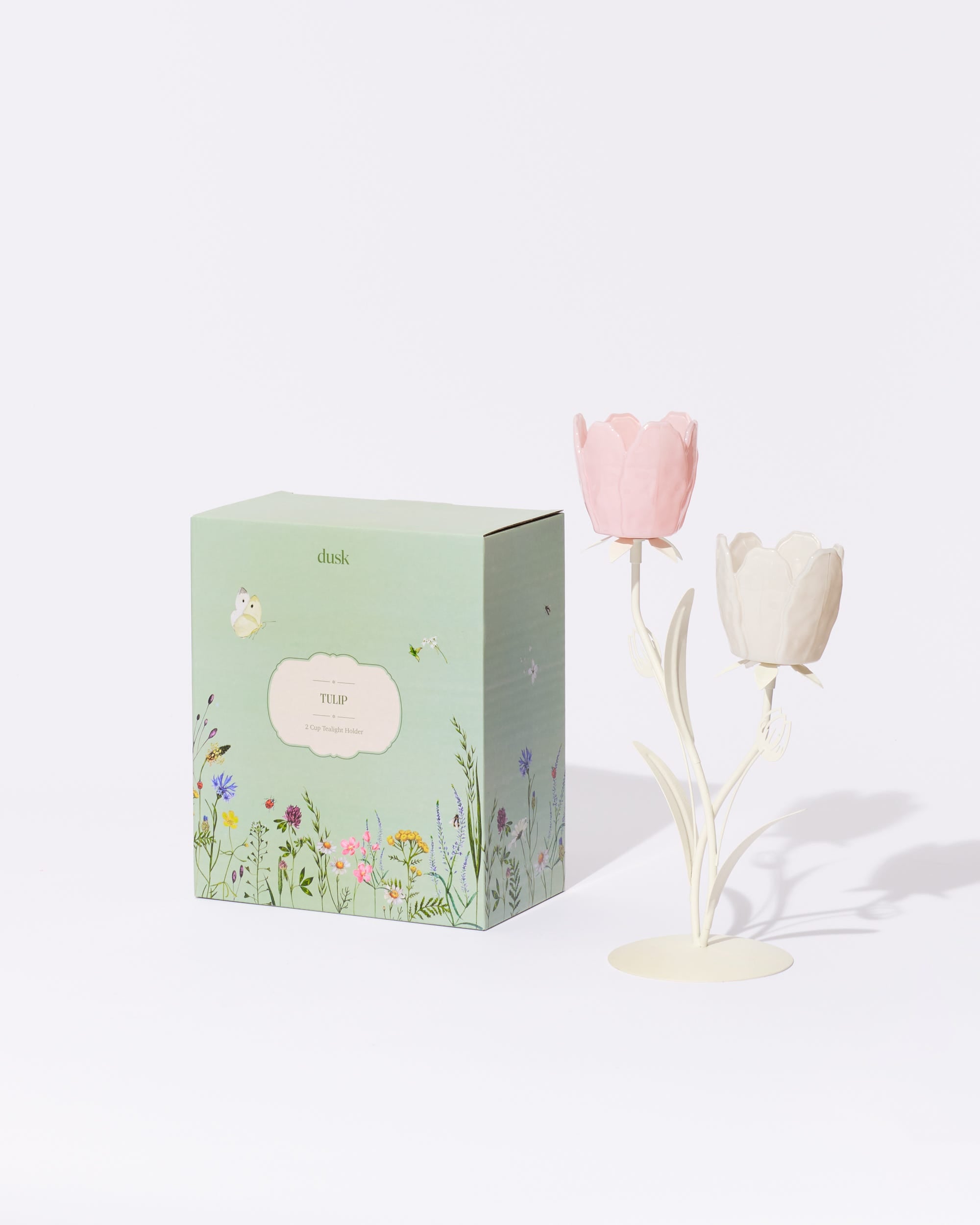 Tulip Tealight Holder 2 Cup
