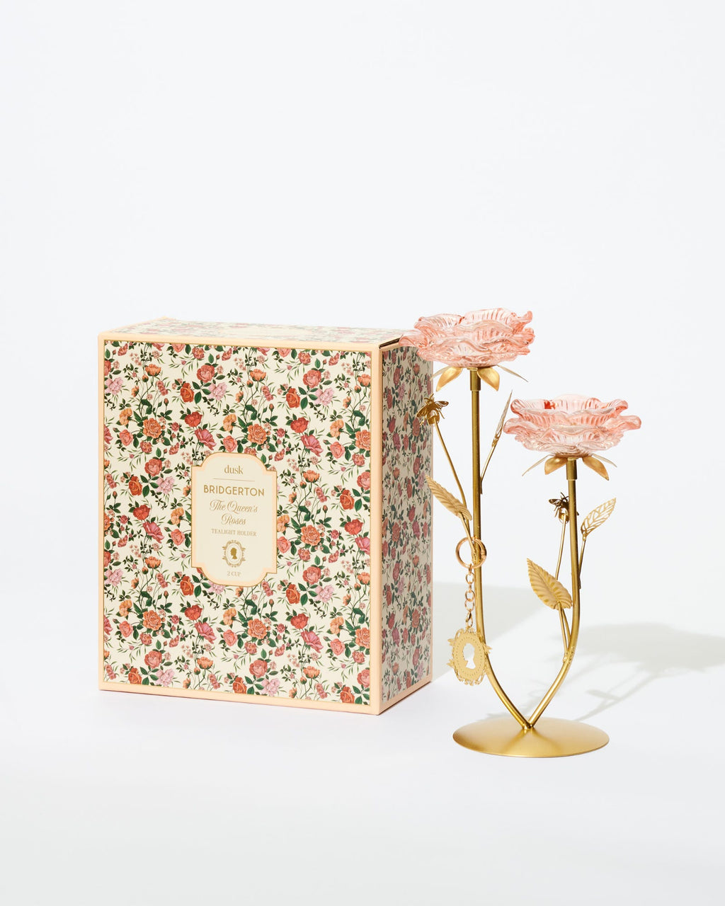 Queen's Roses 2 Cup Tealight Holder