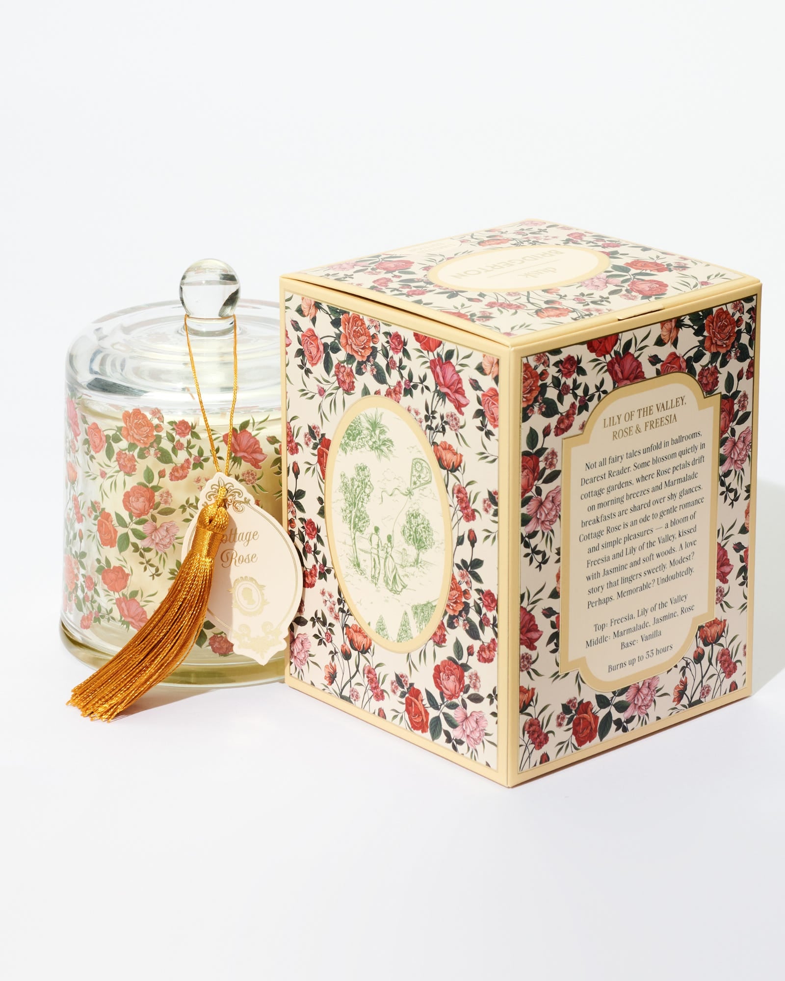 Cottage Rose Soy Blend Scented Candle 270g