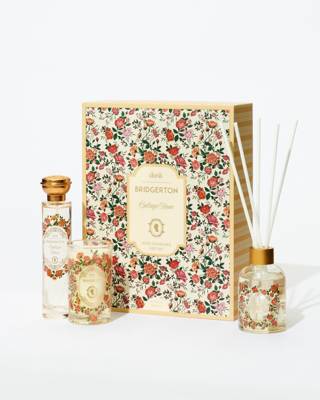 Cottage Rose Home Fragrance Gift Set