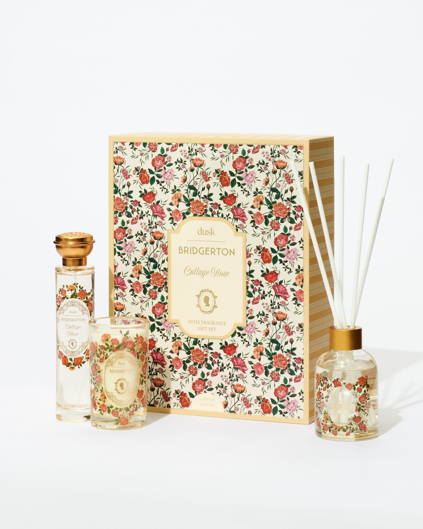Cottage Rose Home Fragrance Gift Set