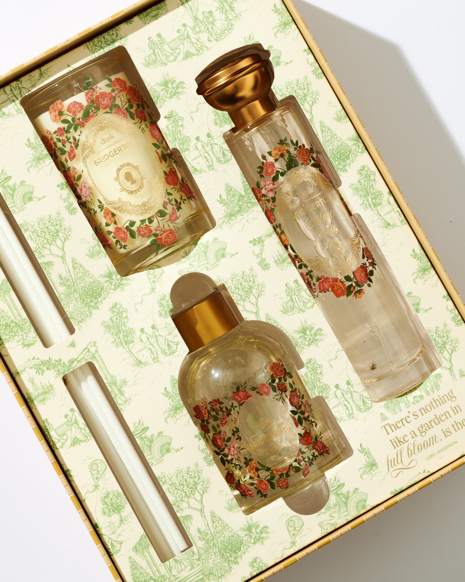 Cottage Rose Home Fragrance Gift Set