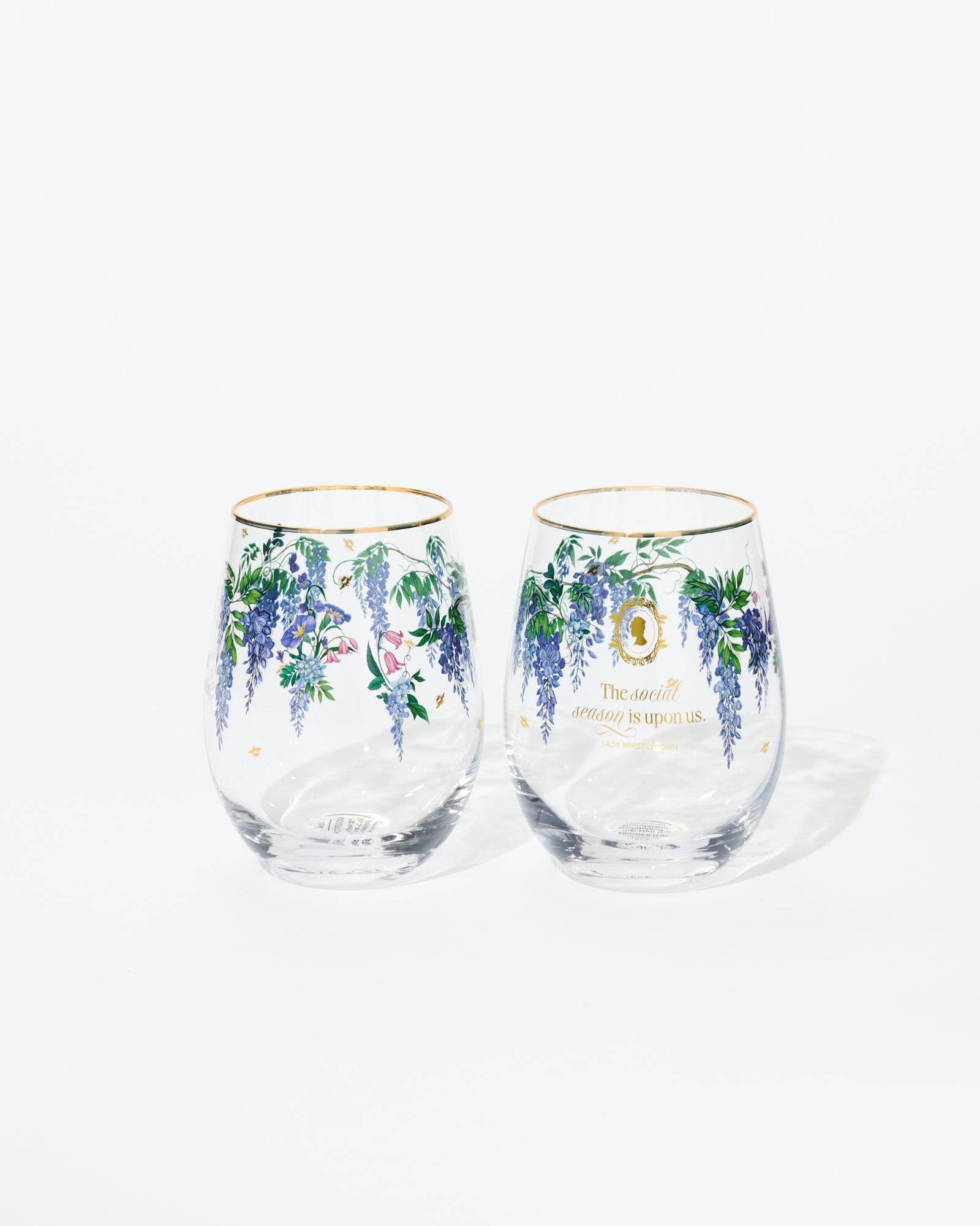 Wandering Wisteria Wine Glasses 2 Pack