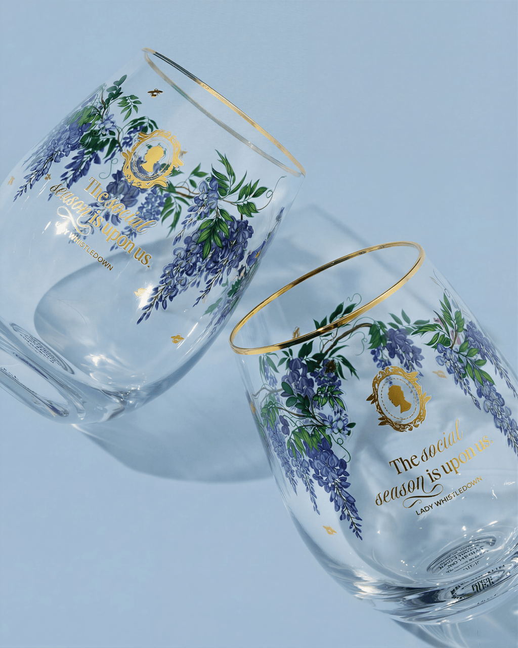 Wandering Wisteria Wine Glasses 2 Pack