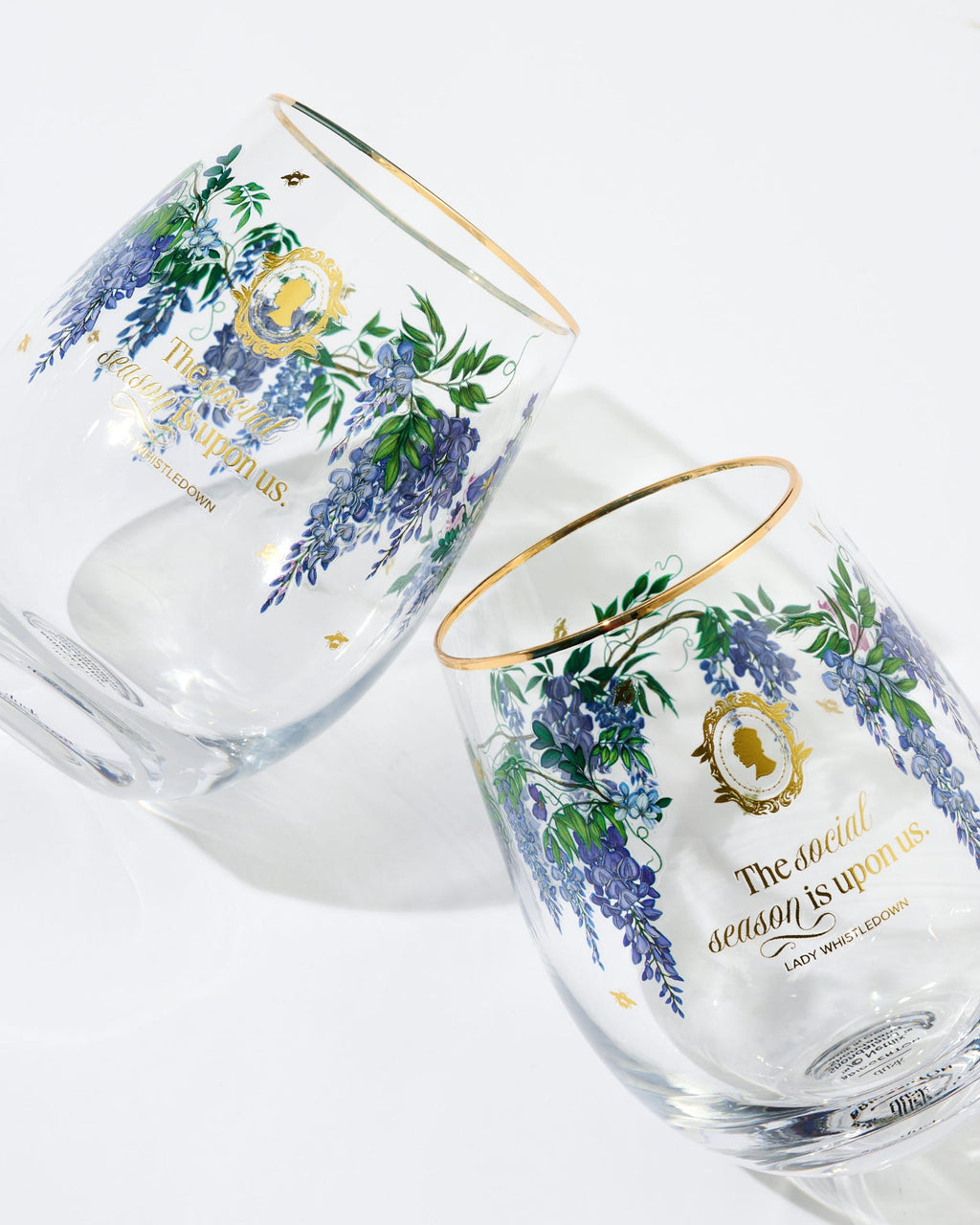 Wandering Wisteria Wine Glasses 2 Pack