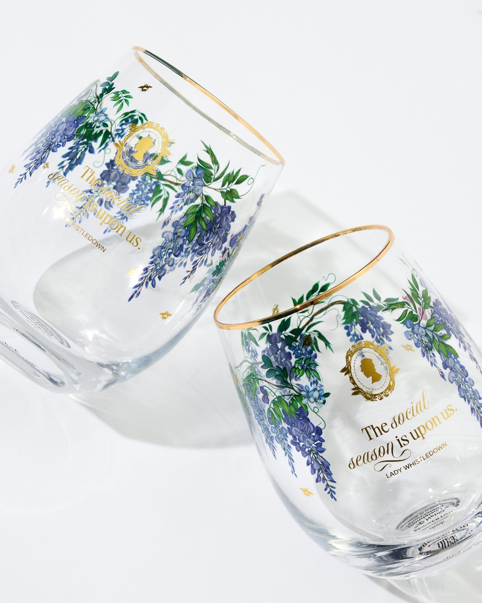 Wandering Wisteria Wine Glasses 2 Pack