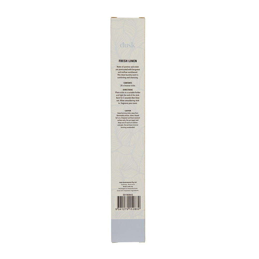 Fresh Linen Incense Sticks 20pk