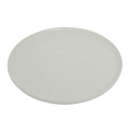 Gracie White Ceramic Plate