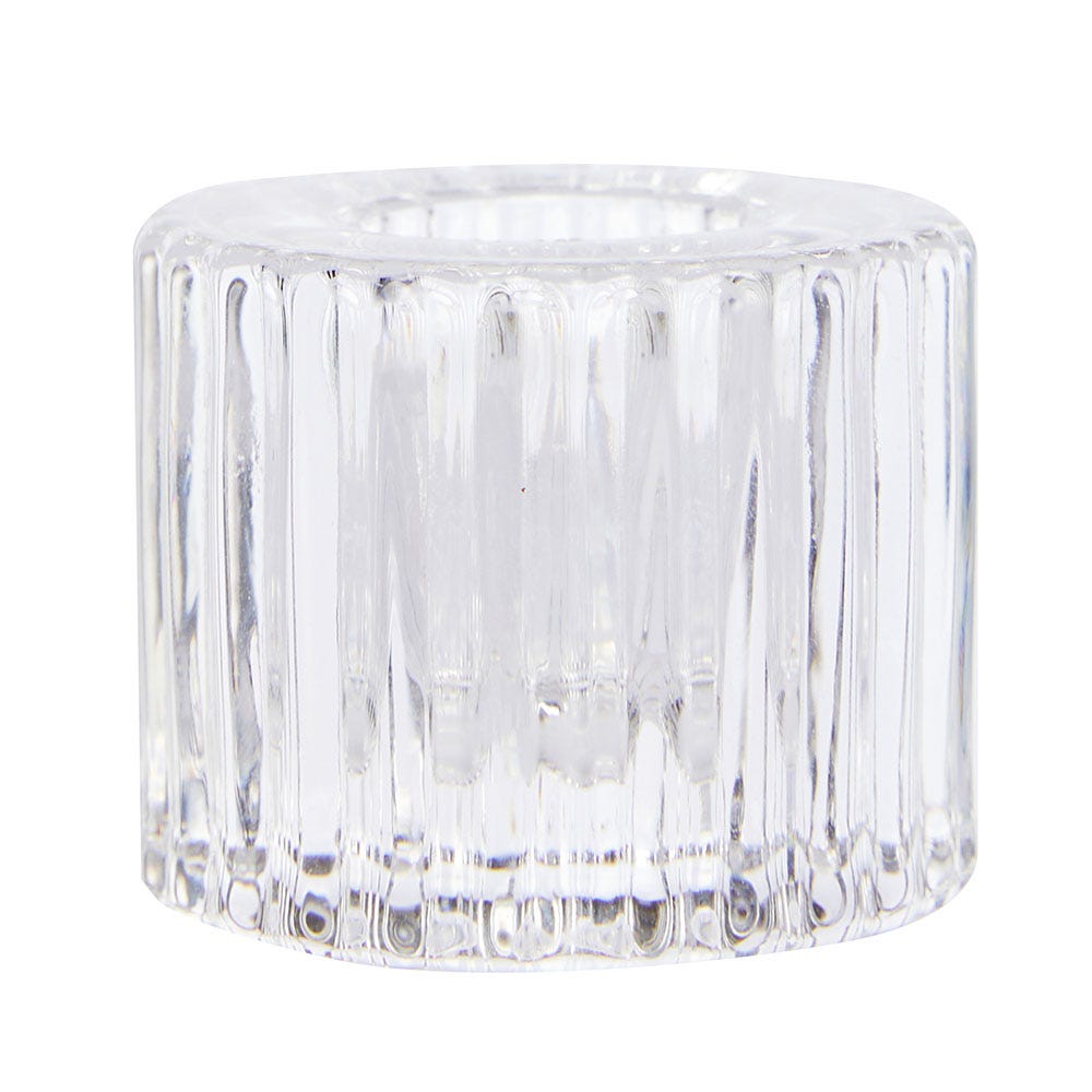 Nellie Glass Taper Holder