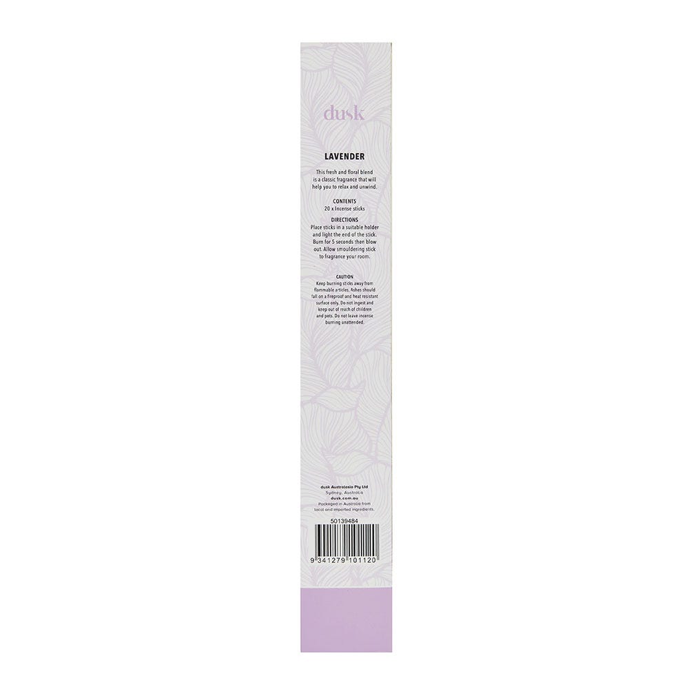 Lavender Incense Sticks 20pk