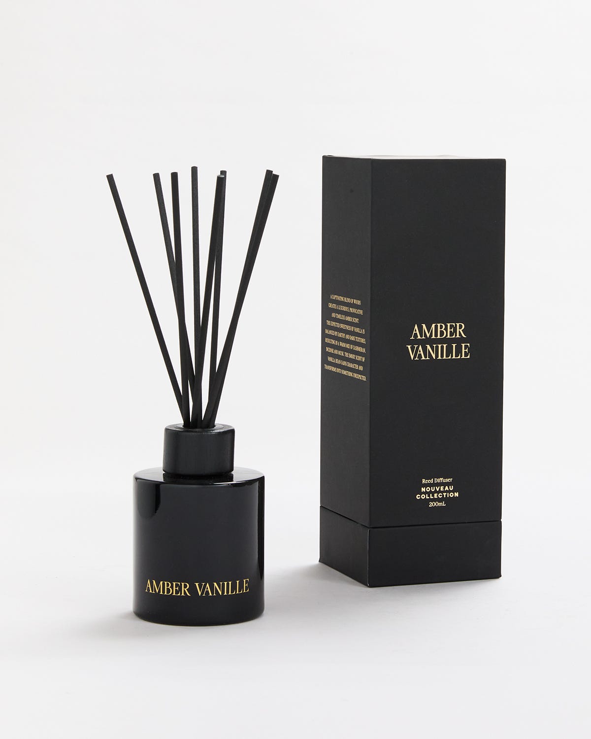 Amber Vanille Reed Diffuser 200mL Nouveau