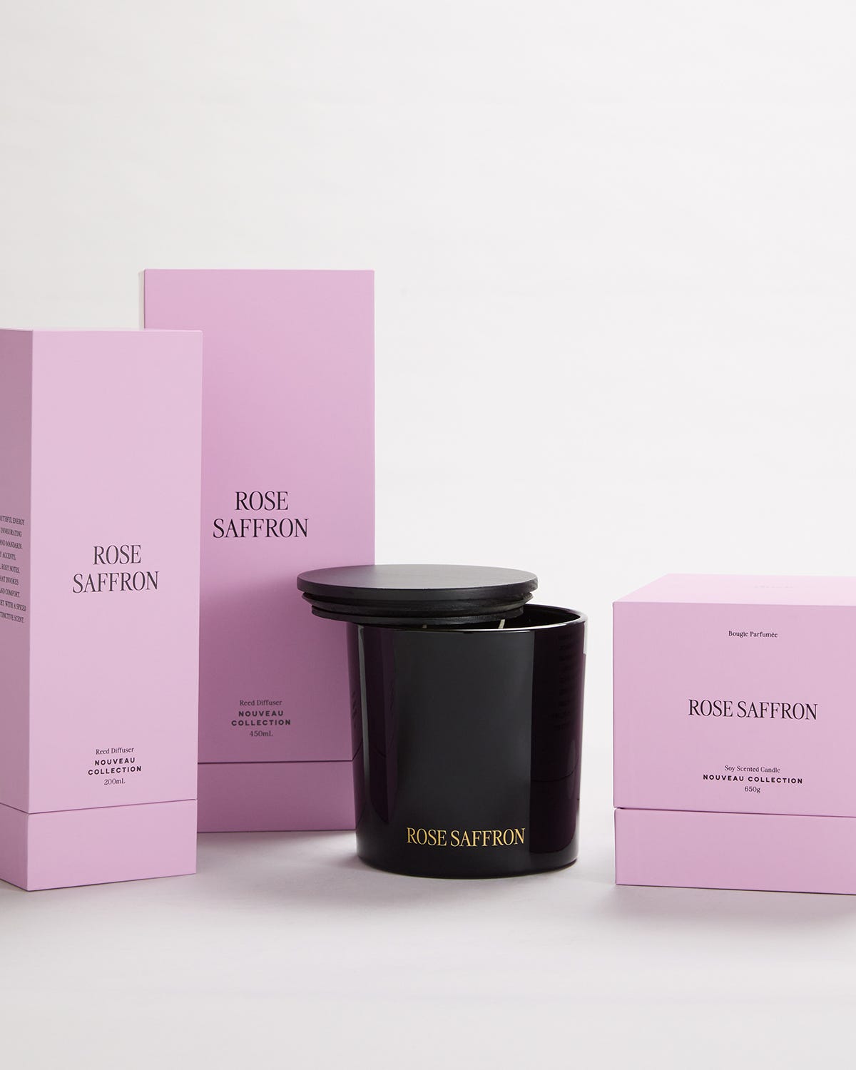 Rose Saffron Candle 650g Nouveau