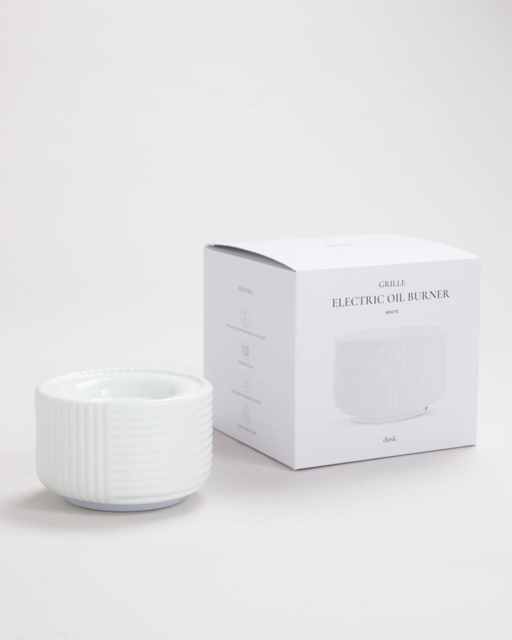 Grille Electric Oil Burner White