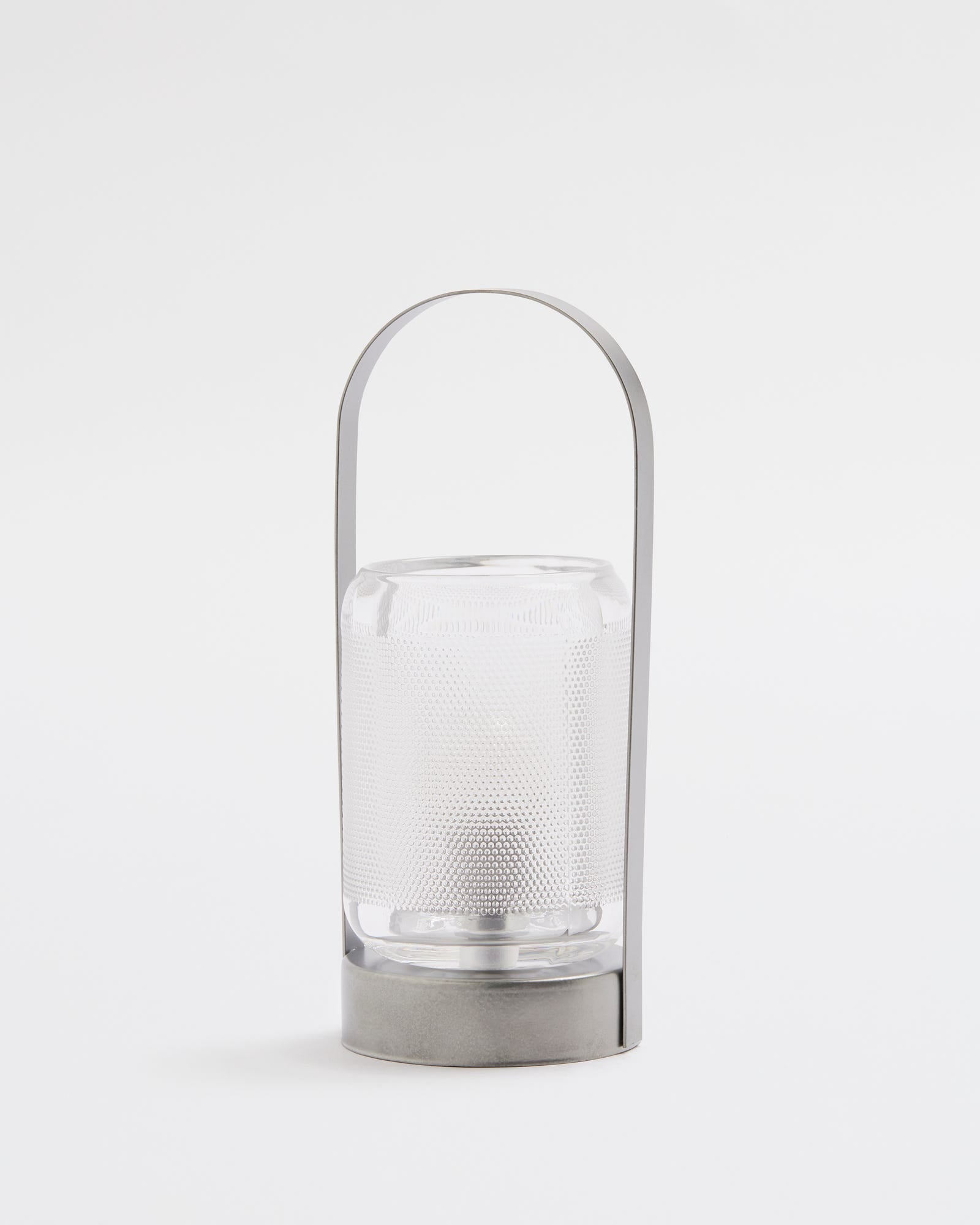 Nuri LED Lantern Gunmetal Lrg
