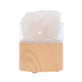Clear Quartz Fragrance Oil Diffuser front view with no lighting