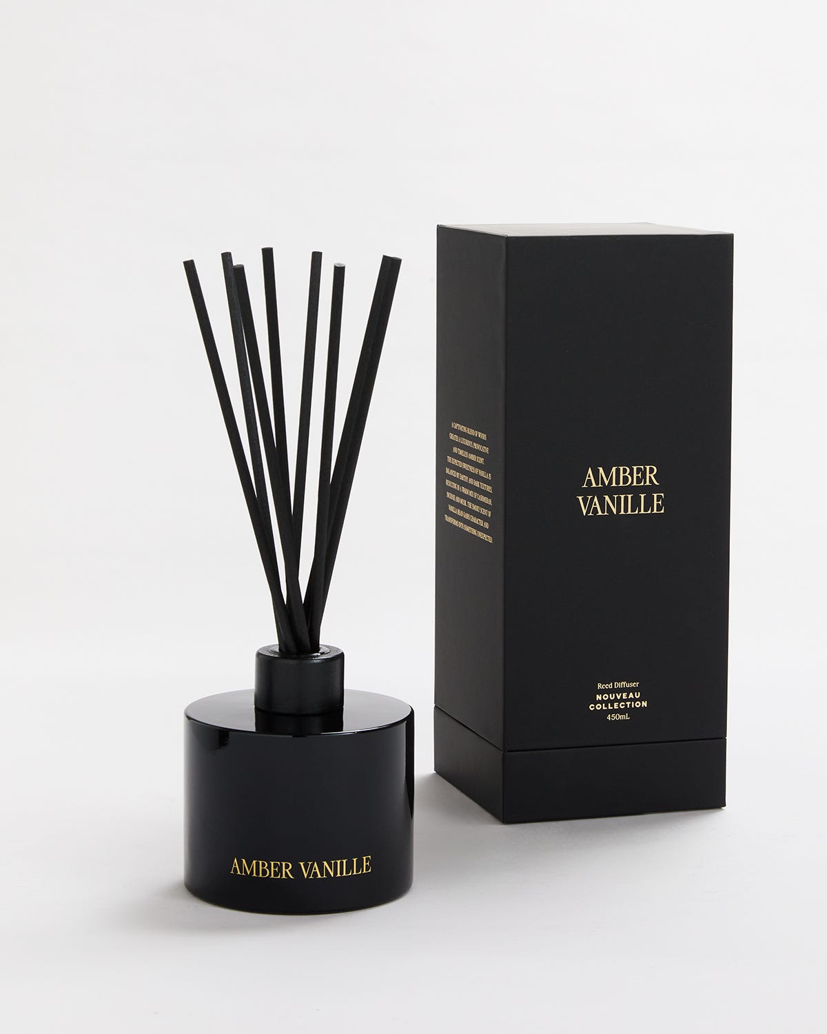Amber Vanille Reed Diffuser 450mL Nouveau
