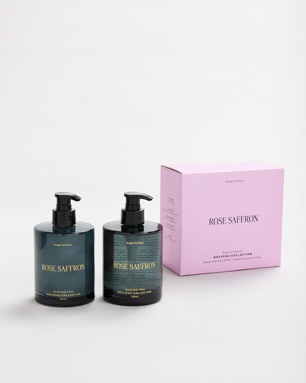 Rose Saffron Gift Set Hand Wash & Cream 330ML Nouveau
