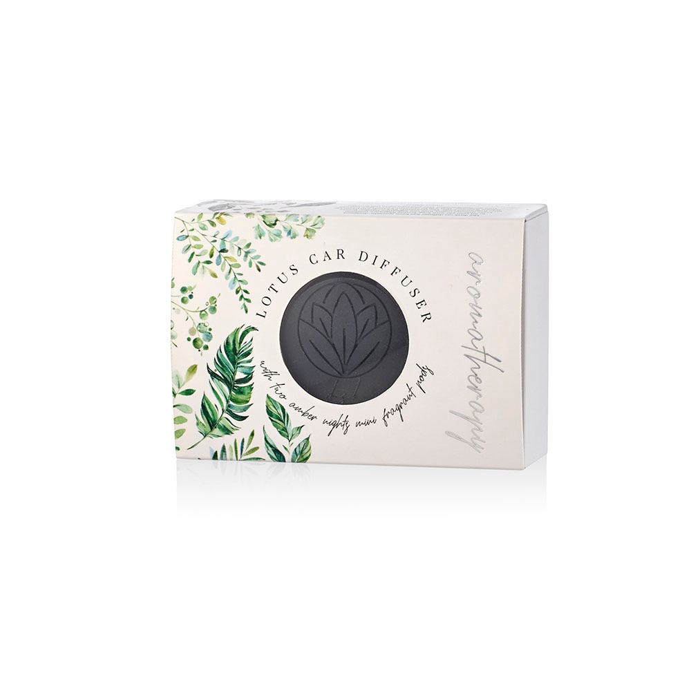 Lotus Fragranced Car Diffuser Amber Nights