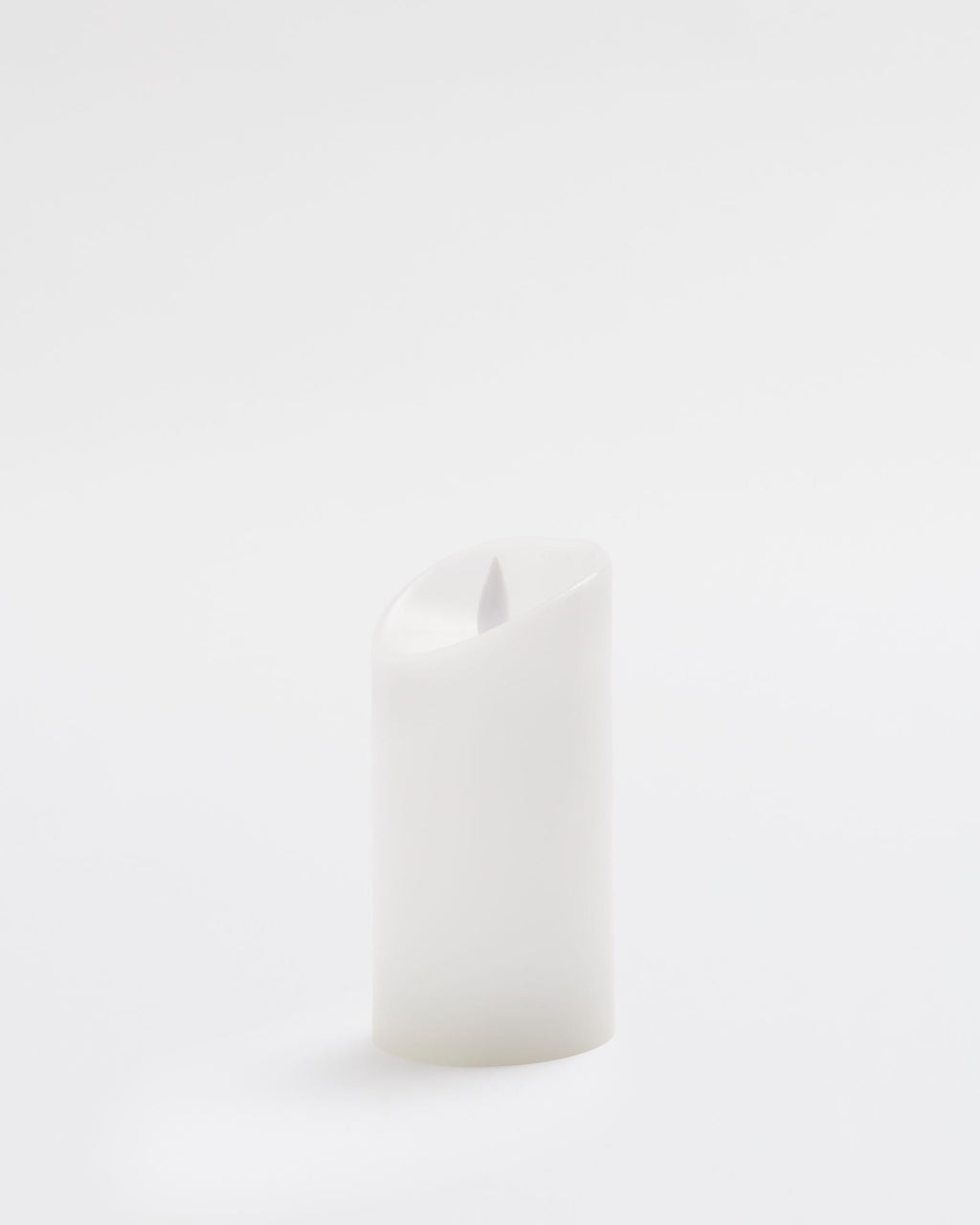 Premium Flickering Flameless Pillar Candle Ivory - Large