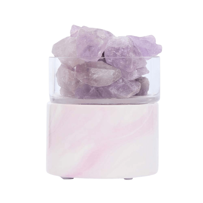 Amethyst Fragrance Oil Diffuser front view with no lighting