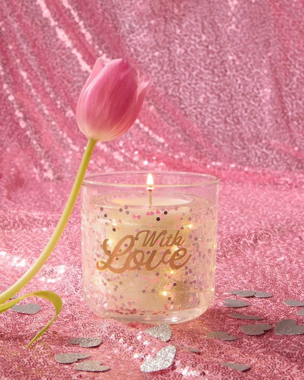 With Love LED Light Up Candle 160g