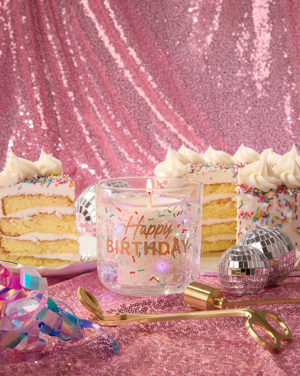Happy Birthday LED Light Up Candle 160g