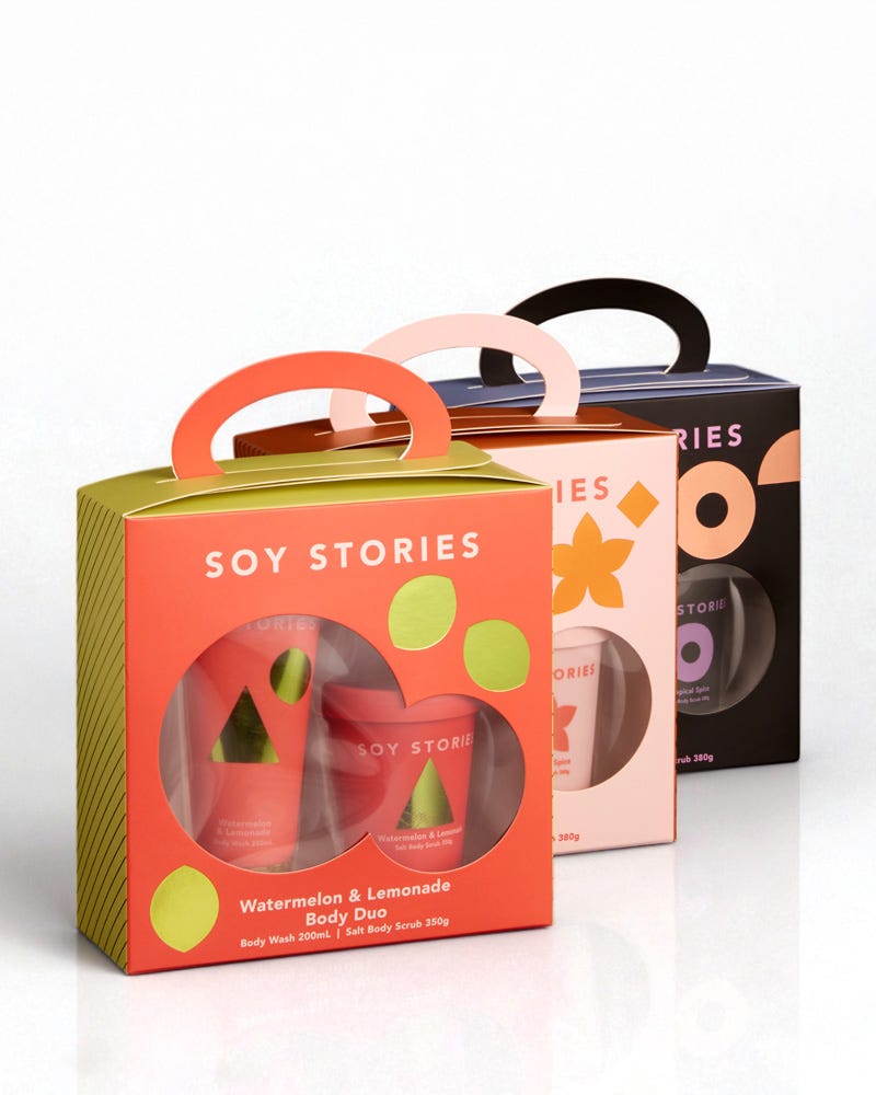 Tropical Spice Bath Gift Set Soy Stories